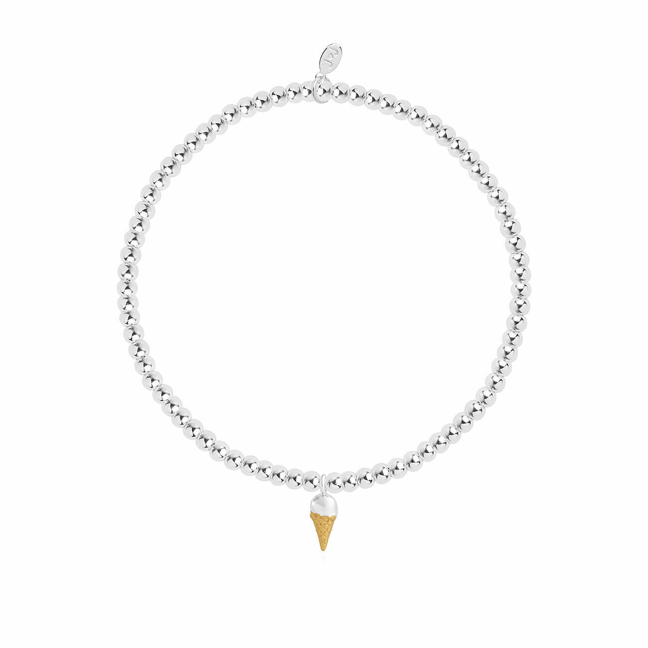 A Little | Gelato | Silver And Gold | Bracelet | 17.5cm Stretch (Italian)