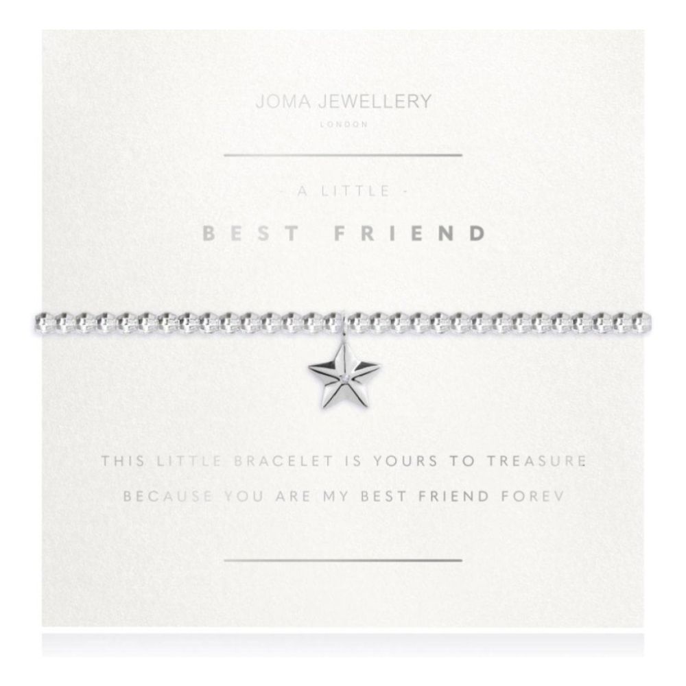 A Little | Best Friend | Silver | Bracelet | 17.5cm Stretch
