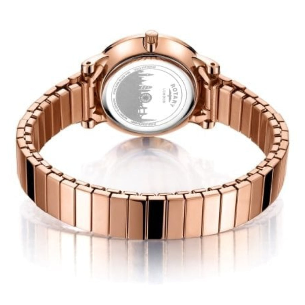 Rotary Rose Gold London Ladies Watch