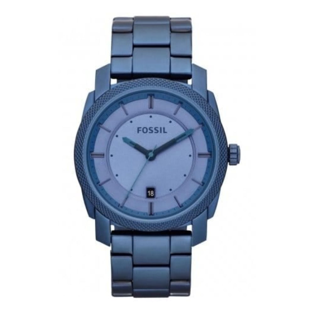 Gents Machine Blue Stainless Steel Watch