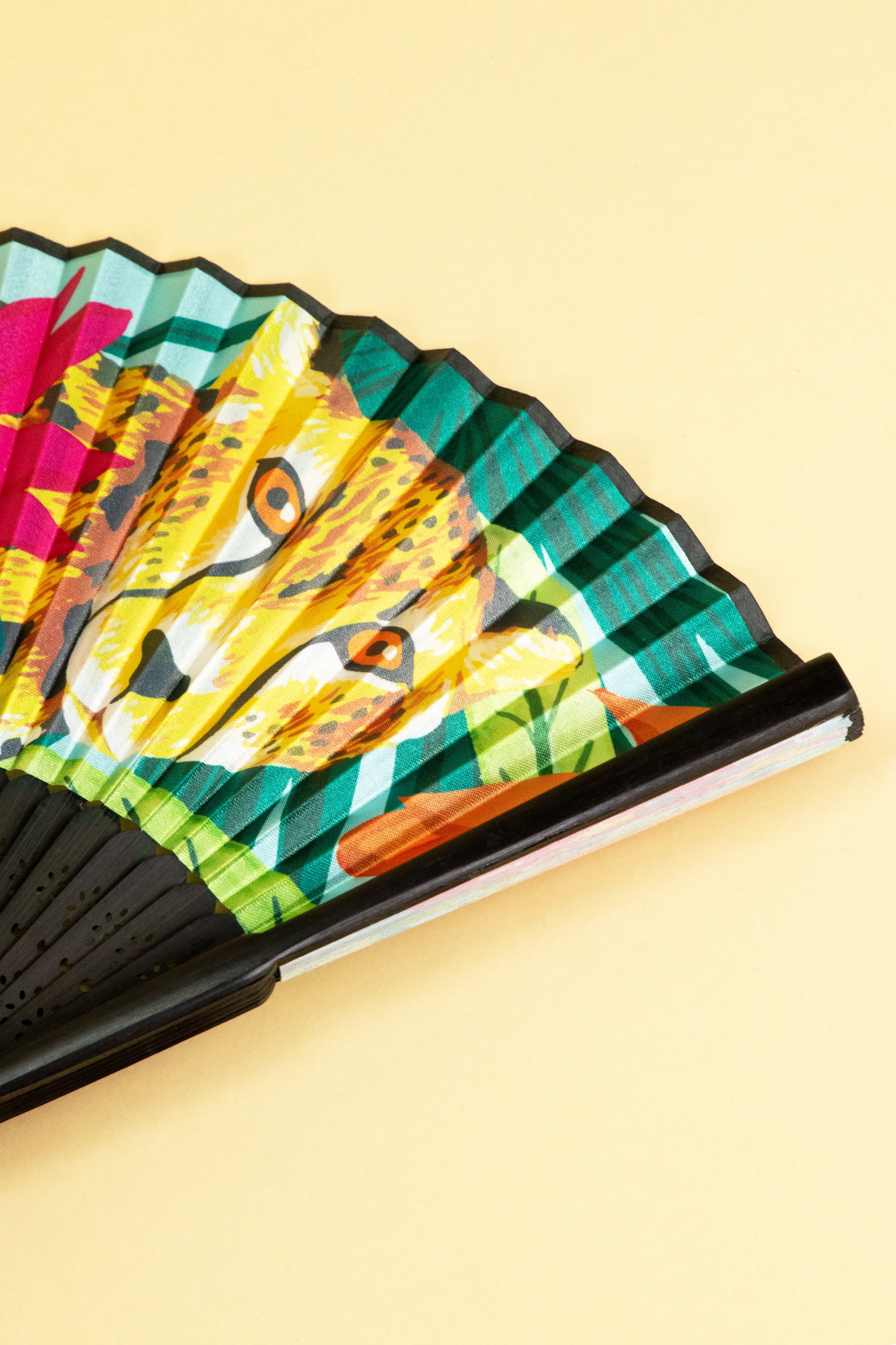 Cheetah Design Handheld Fan