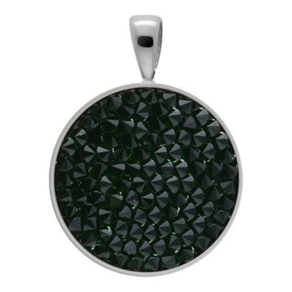 Pendant Tirano Small 20mm Erinite Crystals In Silver
