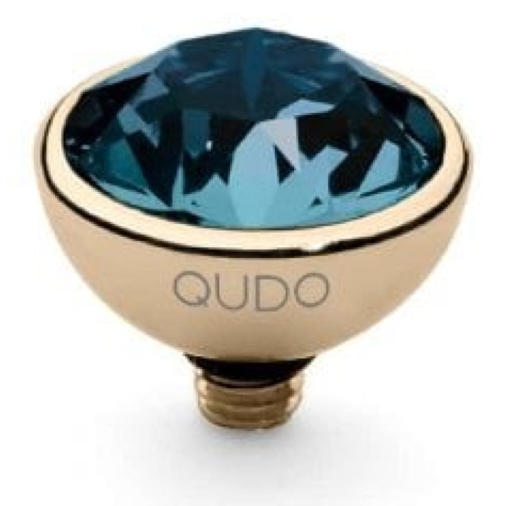 Famosa Gold 10mm Bottone Ring Top Montana