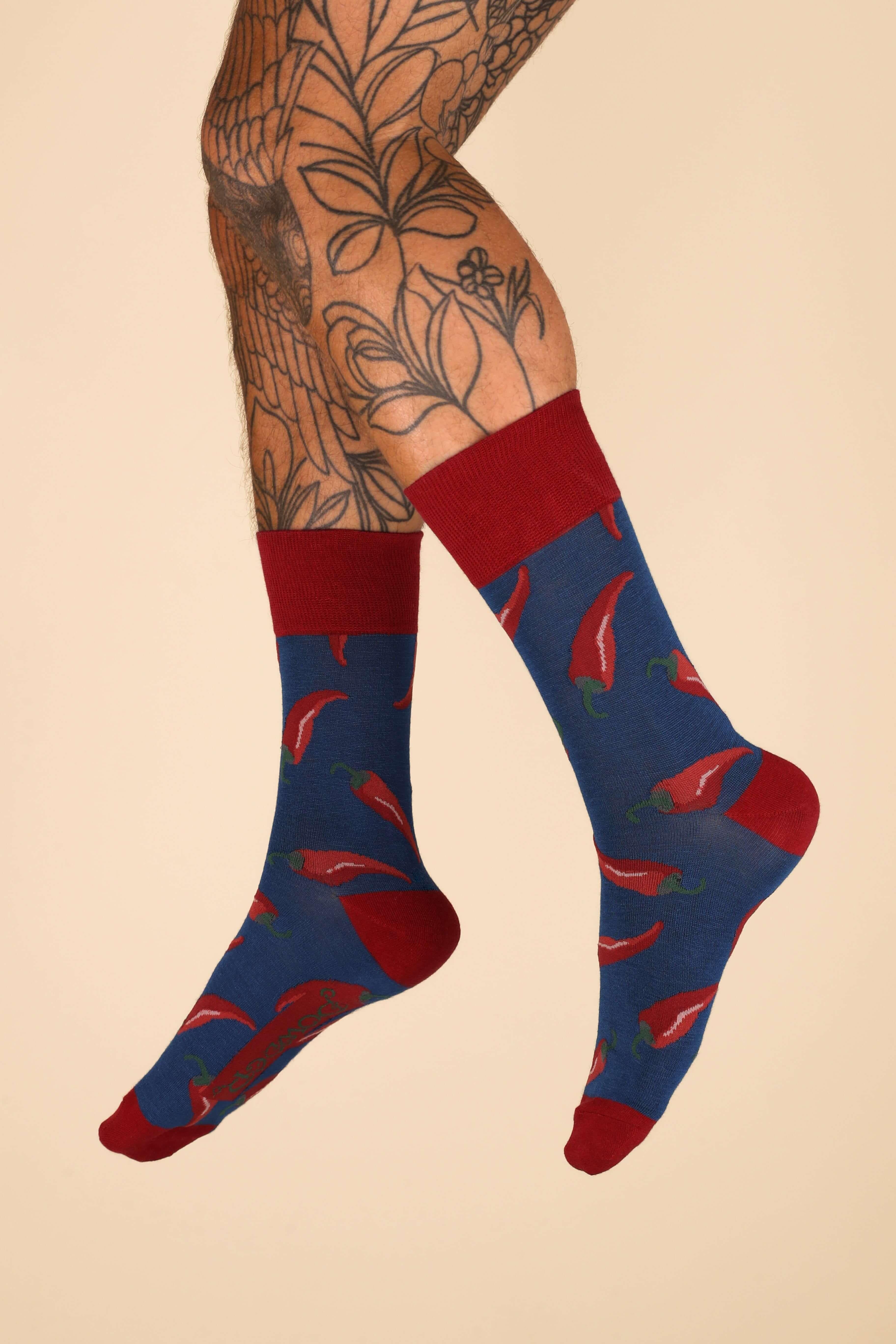 Men's Chillies Socks - Blue