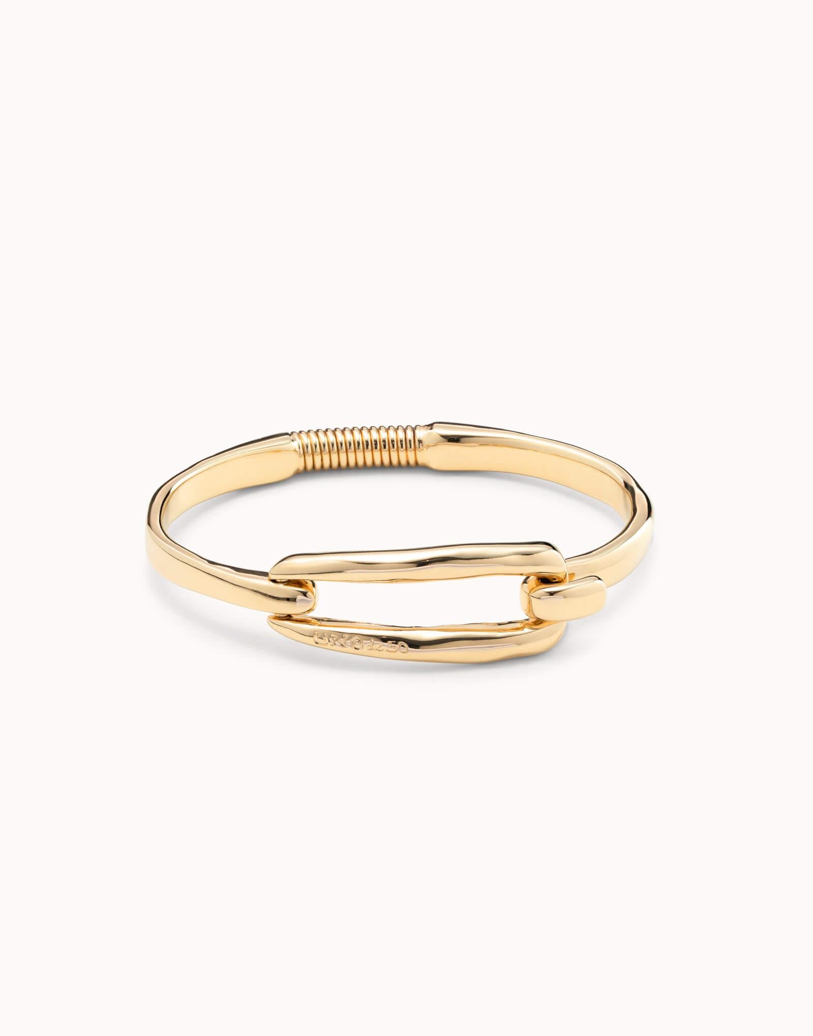 Rigid 18k Gold Plated Bracelet