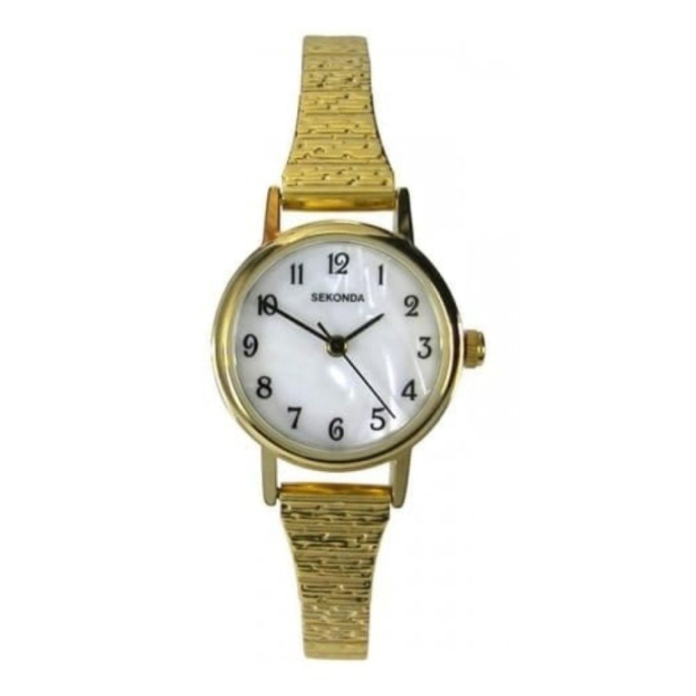 Gold Plated Sekonda Wristwatch With Arabic Numerals