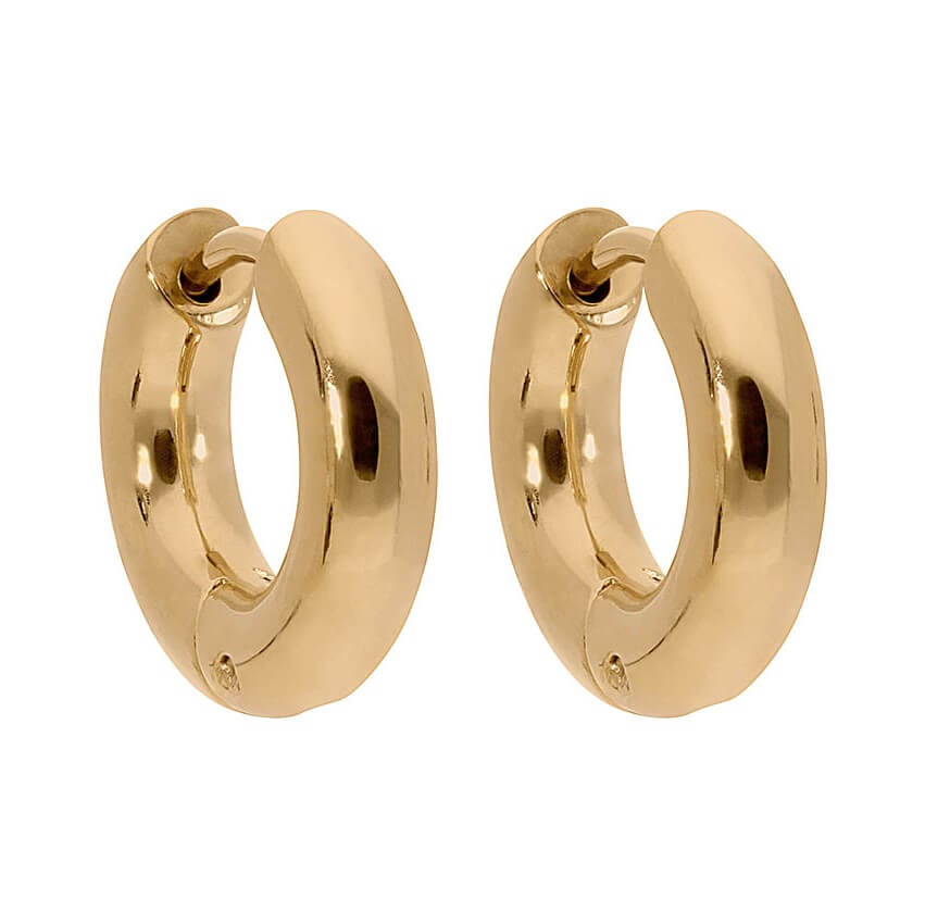 Interc Aneto YG Gold Ca.15mm Earring