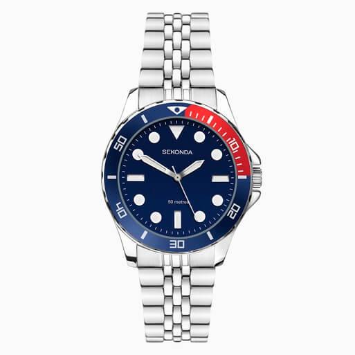 Balearic Blue Dial With Alloy Case & SS Bracelet Strap Ladies Watch
