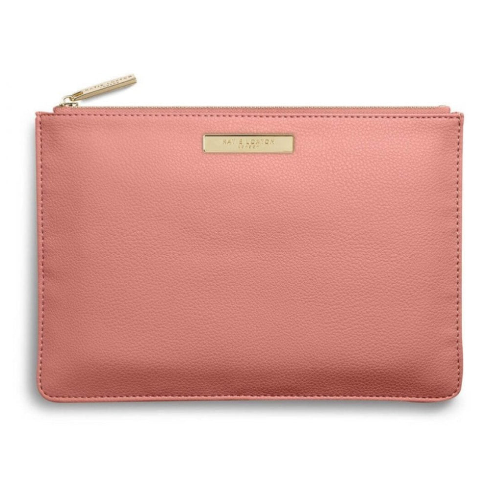 Soft Pebble Pouch | Salmon Pink | 16 X 24 Cm