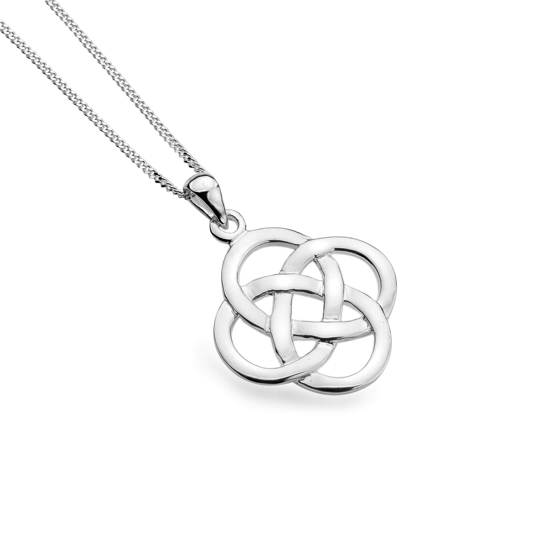 Celtic Knot Round Pendant Necklace