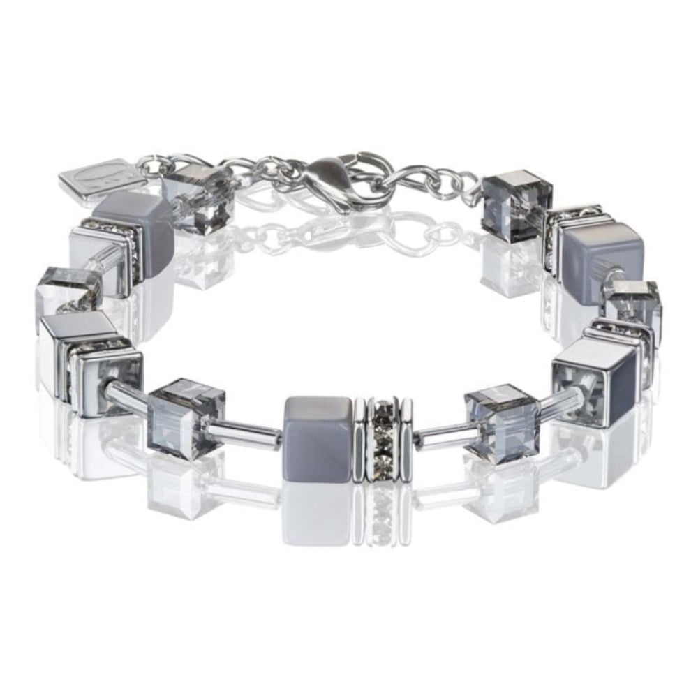 Geo Cube Light Grey Bracelet