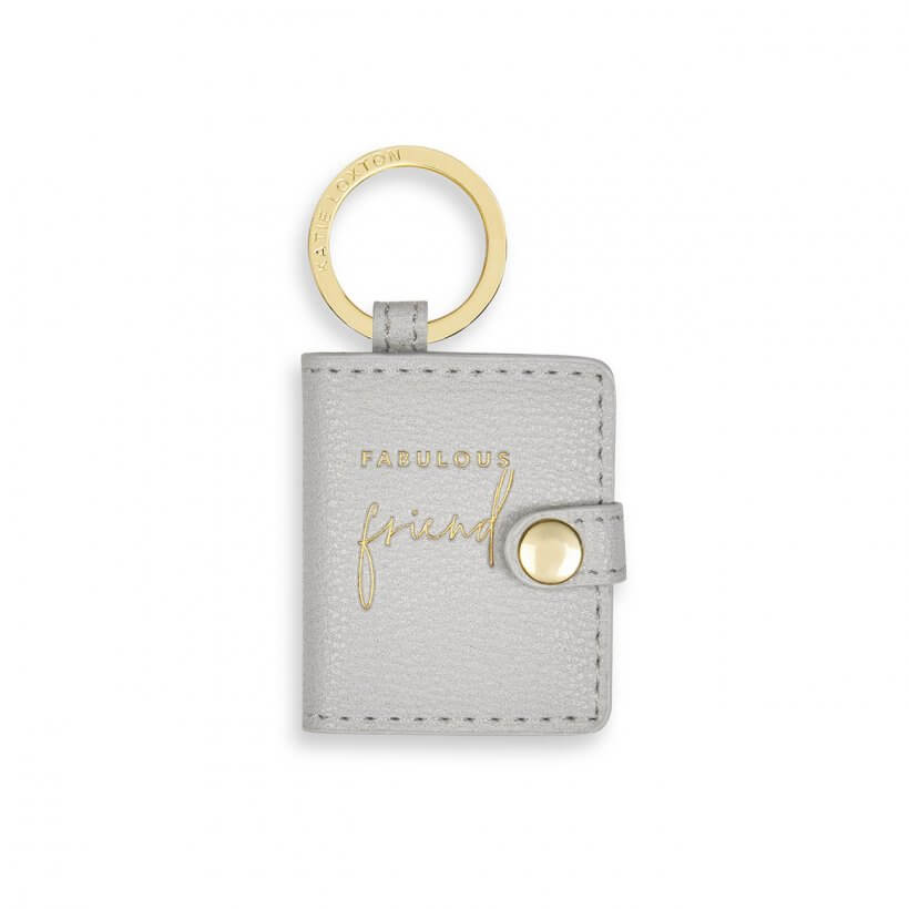 Beautifully Boxed Photo Keyring | Fabulous Friend | Grey