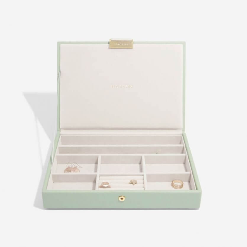 Sage Green Classic Jewellery Box Set of 3