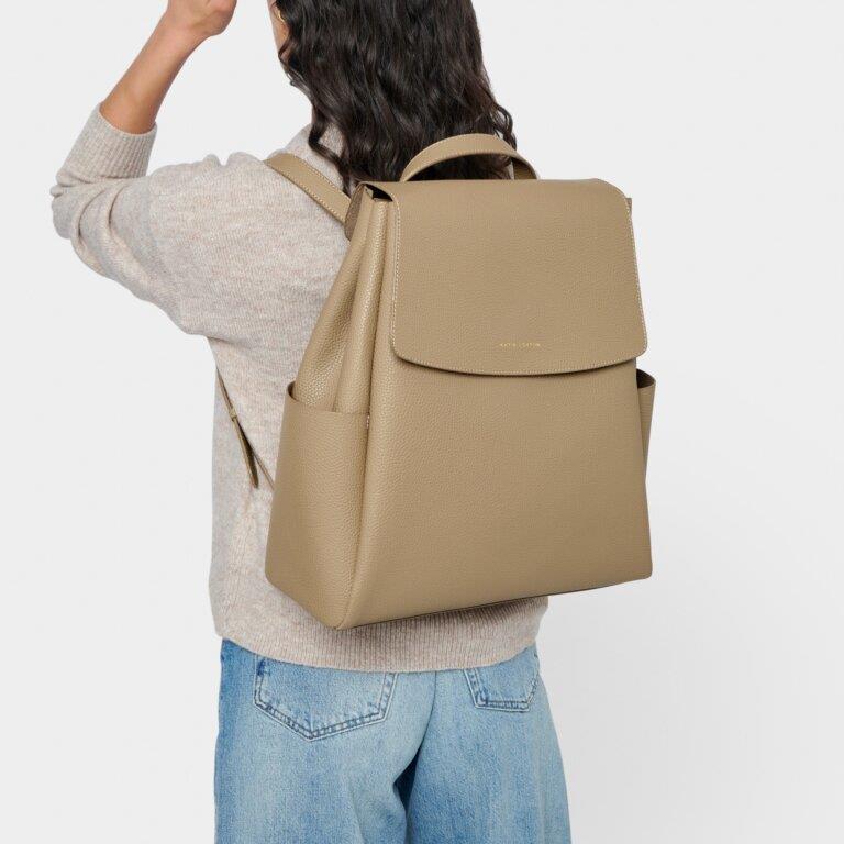 Romy Large Backpack - Taupe