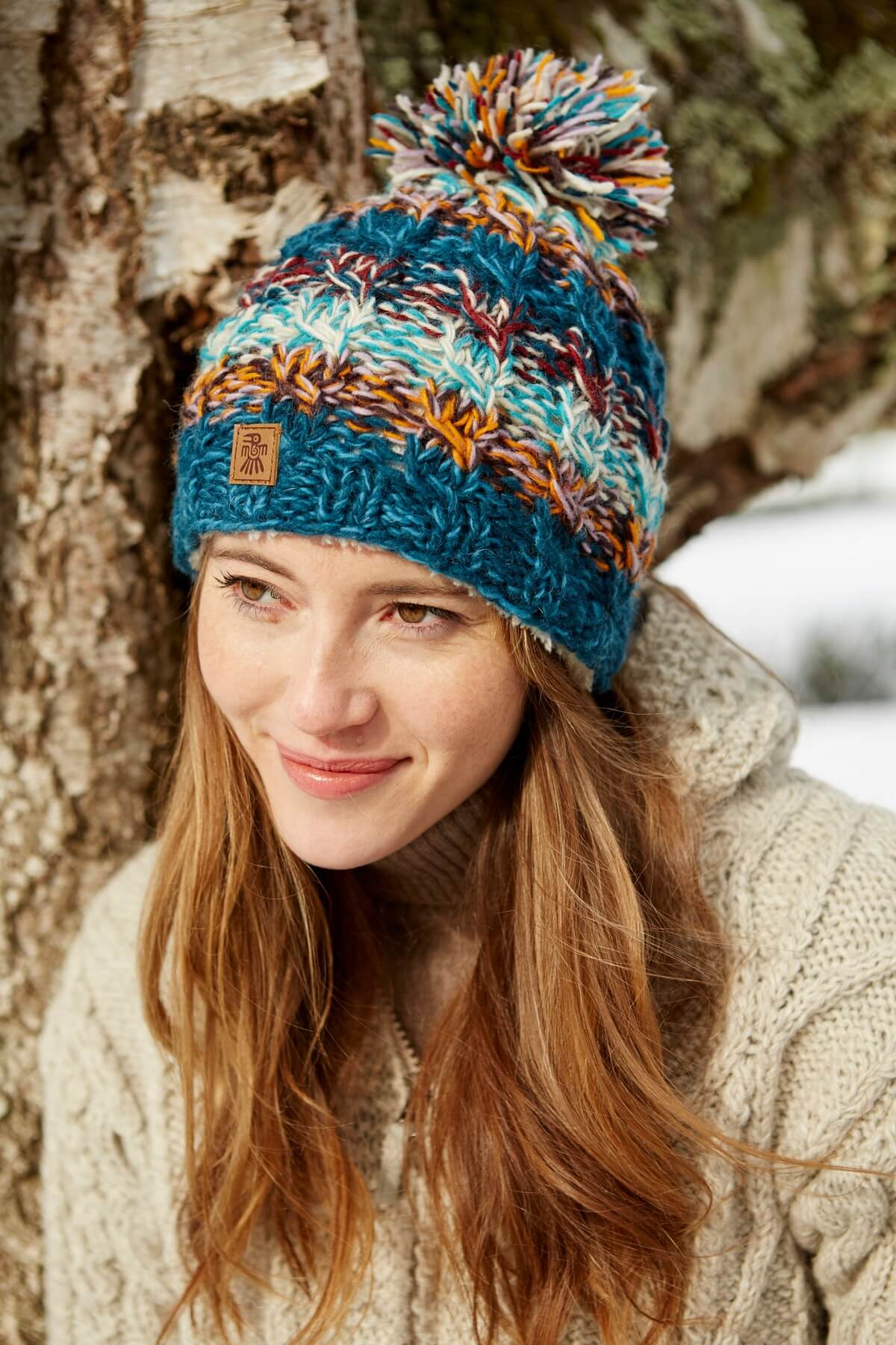 Utrecht Bobble Beanie Blue