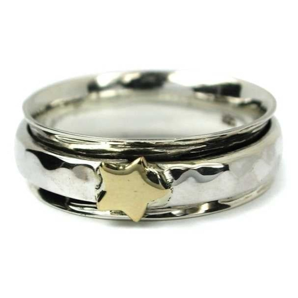Brass Star Spinning Ring