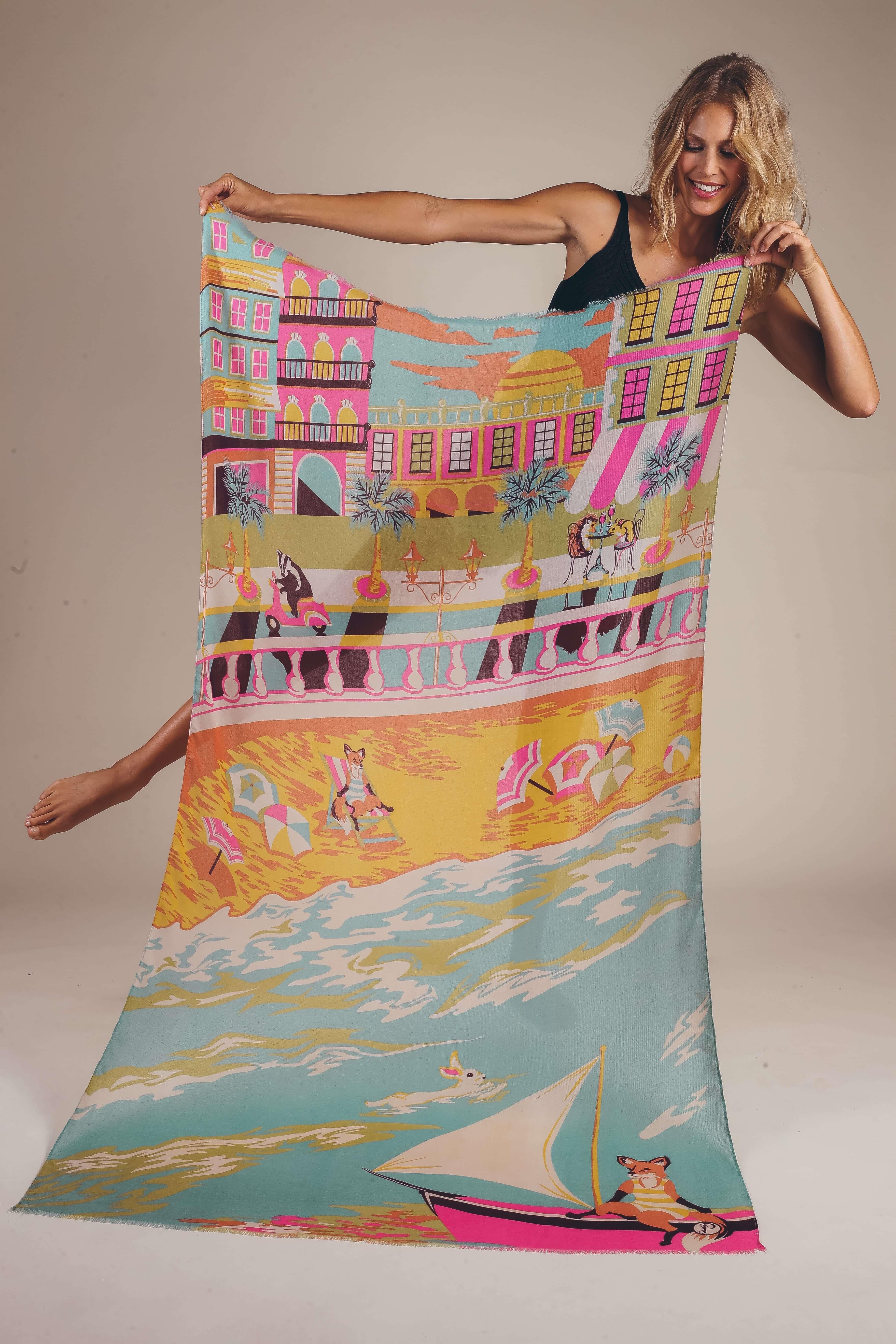 Print Scarf - Promenade