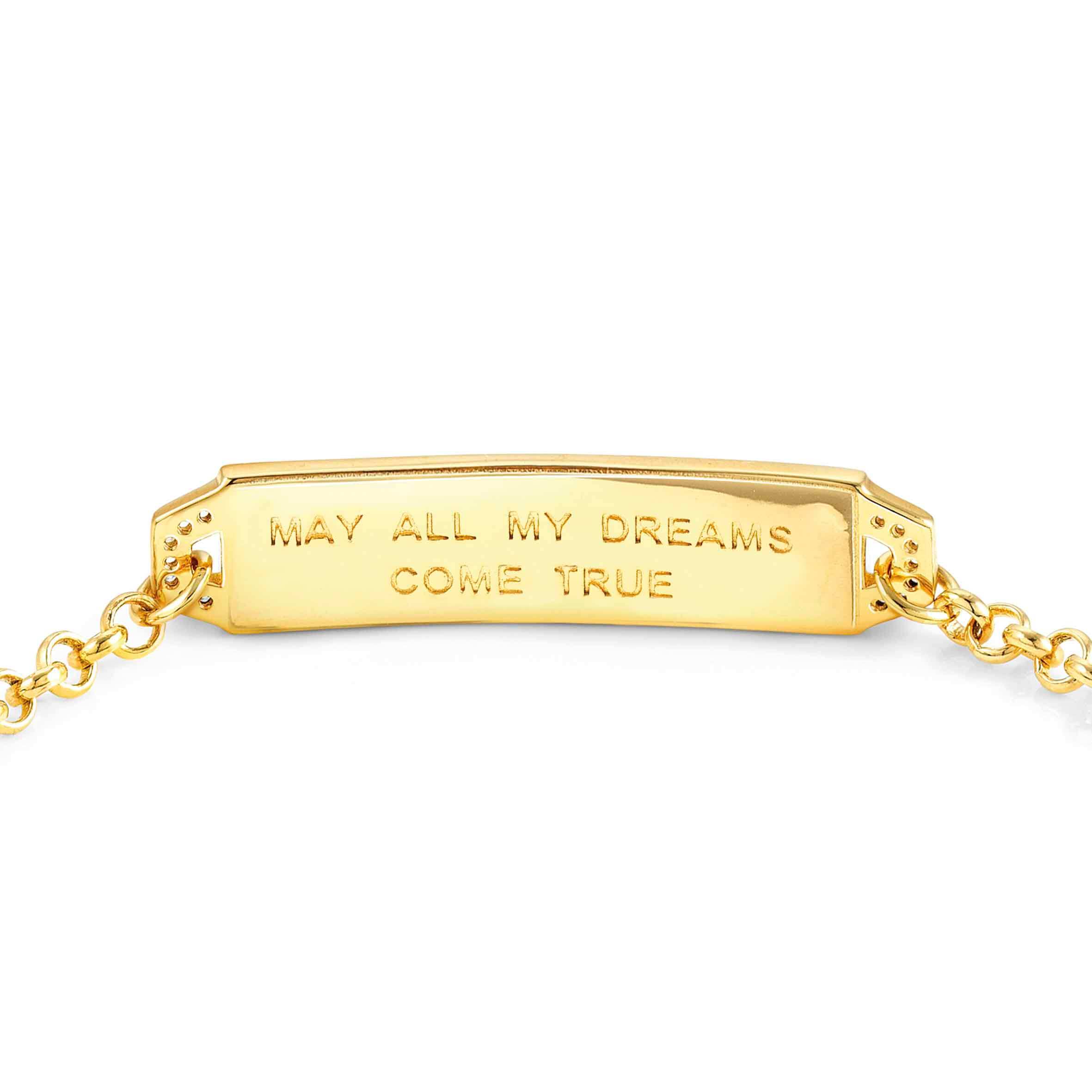 Talismani 18K Gold Bracelet With Star and Moon