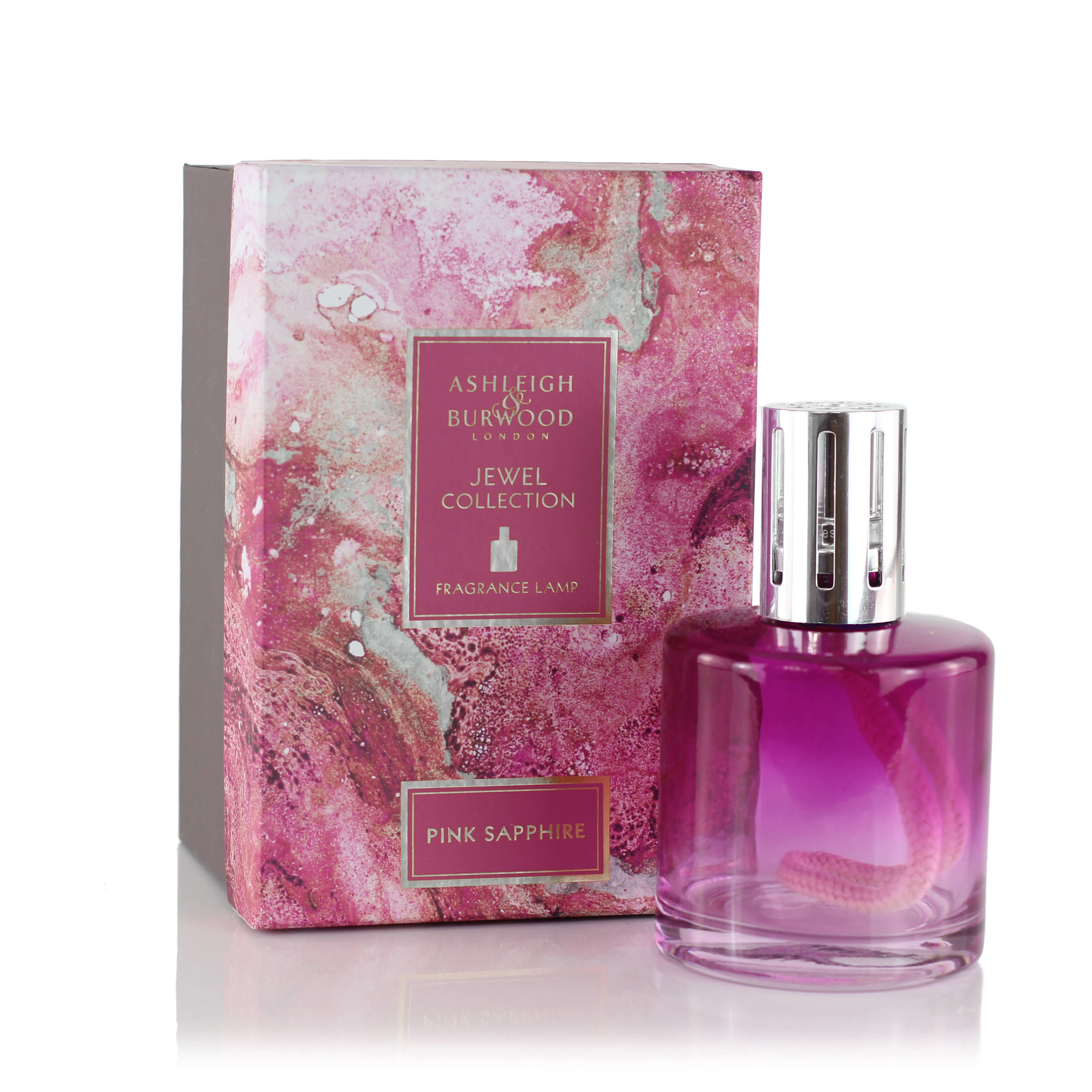 Jewel Collection Glass Lamp - Pink Sapphire
