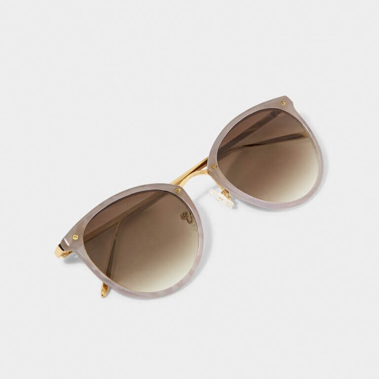 Santorini Sunglasses Taupe Gradient