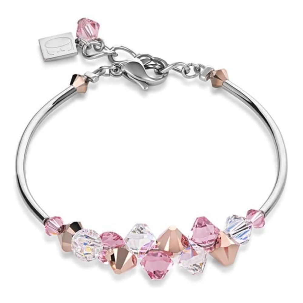 Ladies Swarovski Crystal Cluster Bracelet
