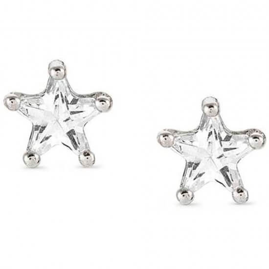 Sentimental Silver Star Stud Earrings