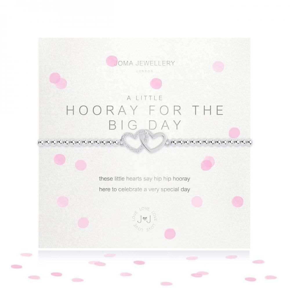 A Little | Hooray For The Big Day | Silver |Bracelet | 17.5cm Stretch