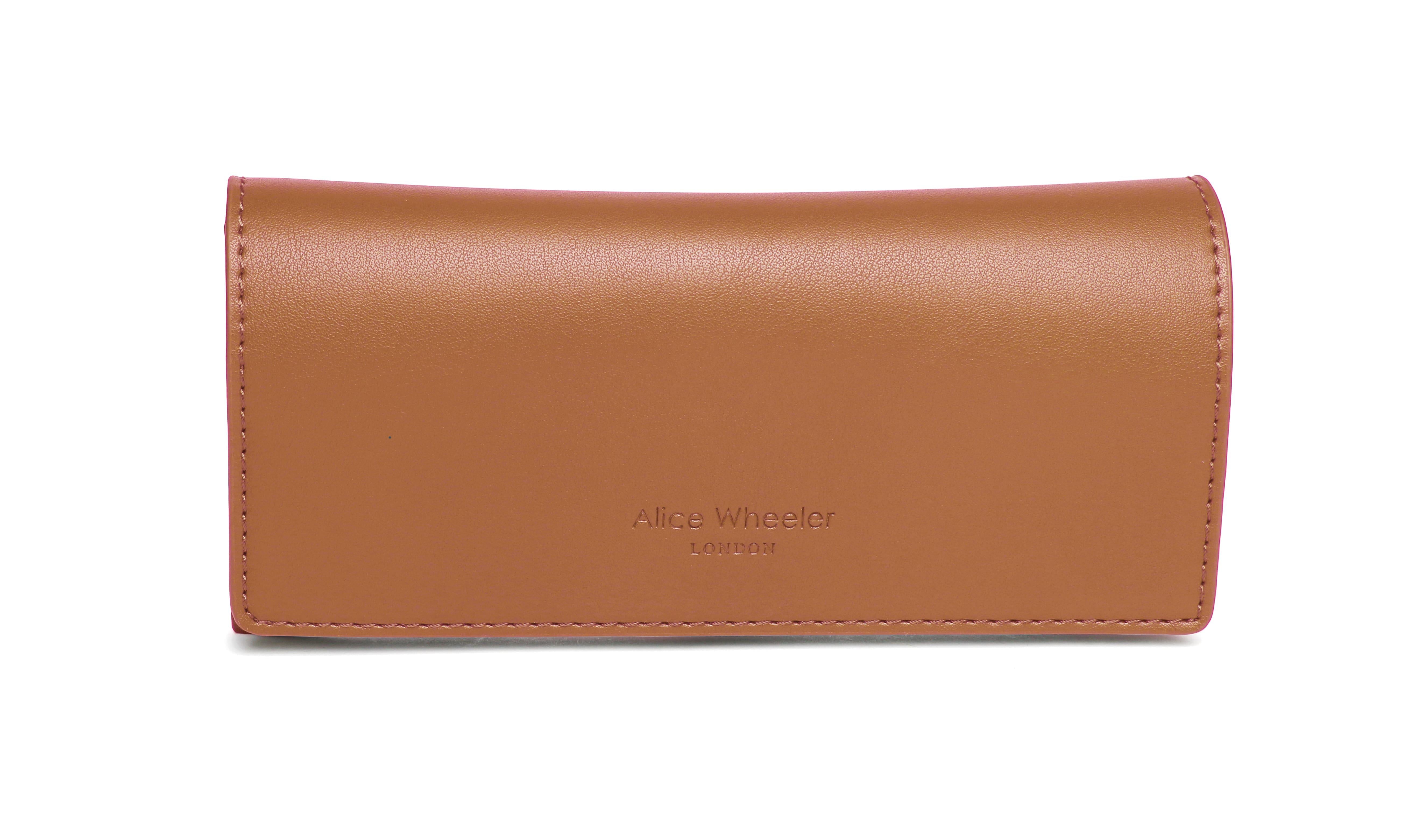 Rome Glasses Case In Tan