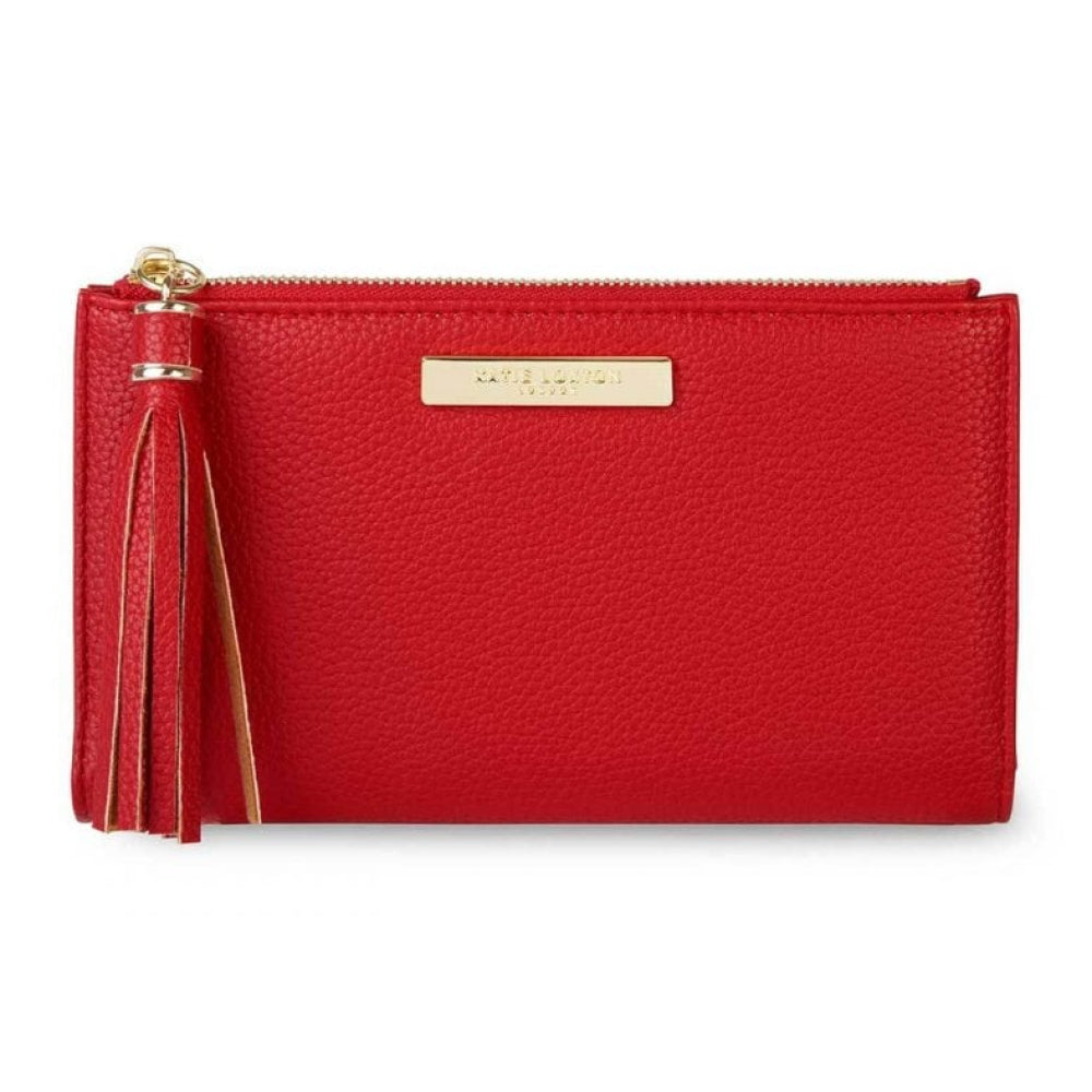 Tassel Fold Out Purse | Red