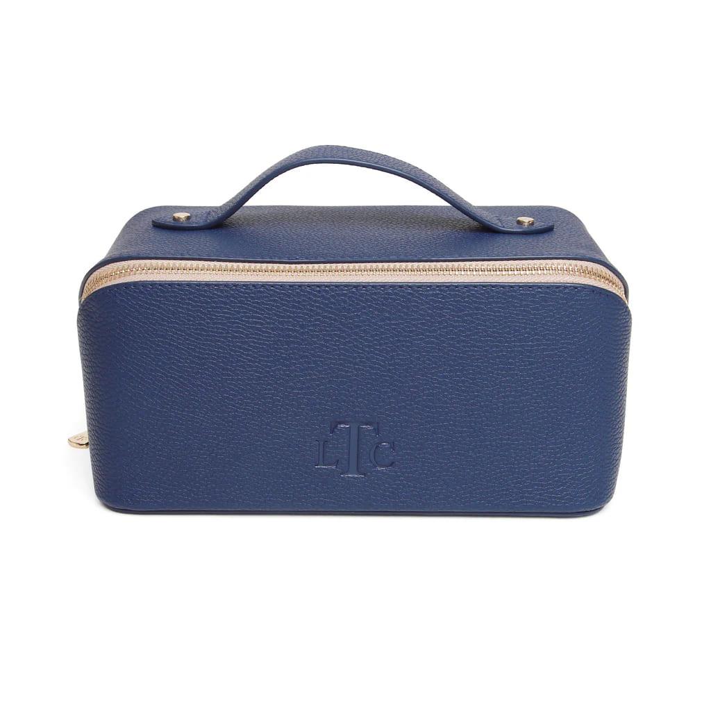 The London Train Case Co.- Navy & Stone Train Case