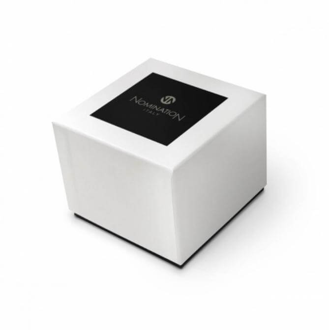 Composable Paris Watch With Steel Round White MOP & CZ Dial