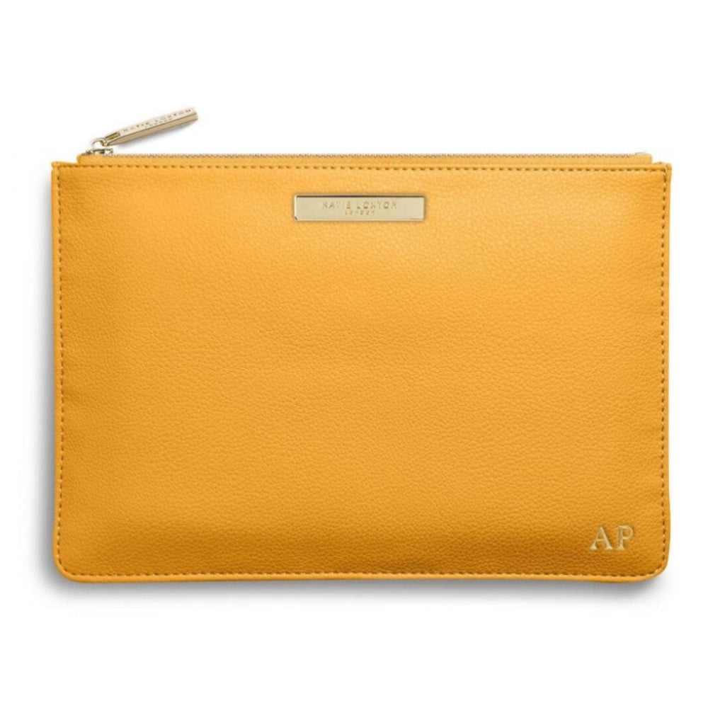 Soft Pebble Pouch | Ochre | 16 X 24 Cm
