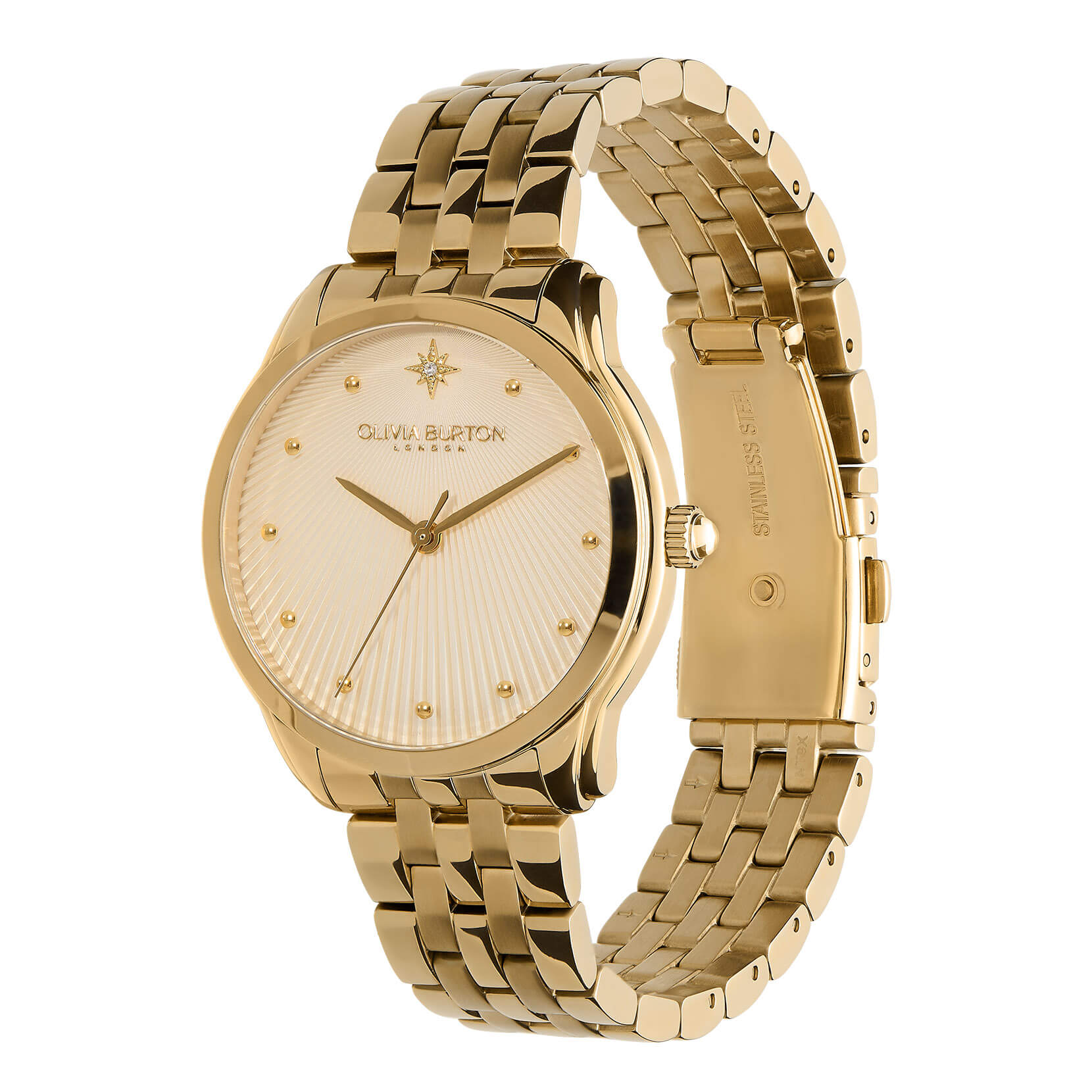 Celestial Starlight Gold Bracelet Watch