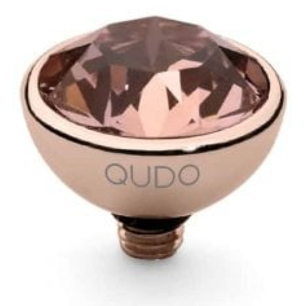 Famosa Rose Gold 10mm Bottone Ring Top Vintage Rose