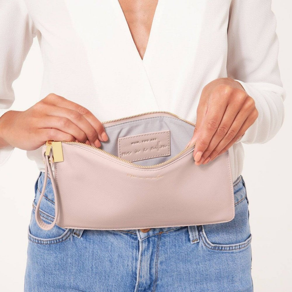 Secret Message Pouch | Mum In A Million, Mum You Re One In A Million | Pink | 16 X 24 Cm