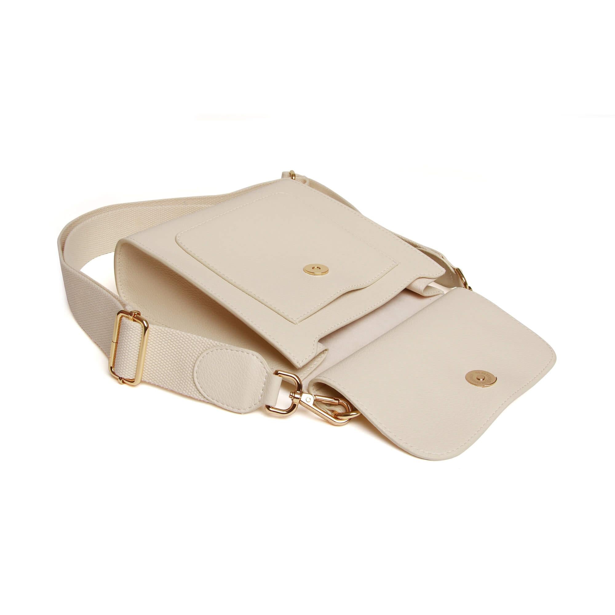 Bloomsbury Cross Body In Pastel Cream