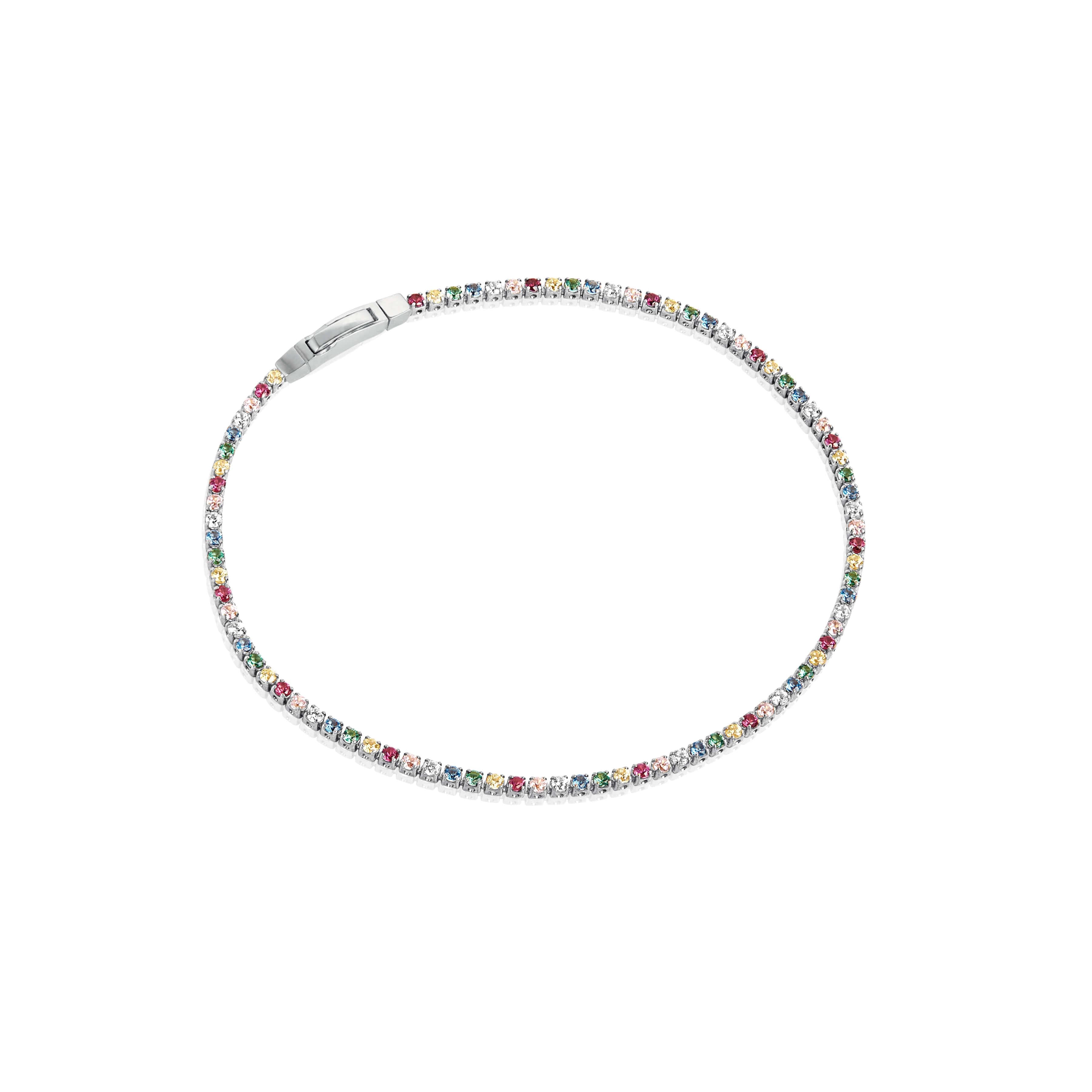 Ellera Bracelet With Multicoloured Zirconia