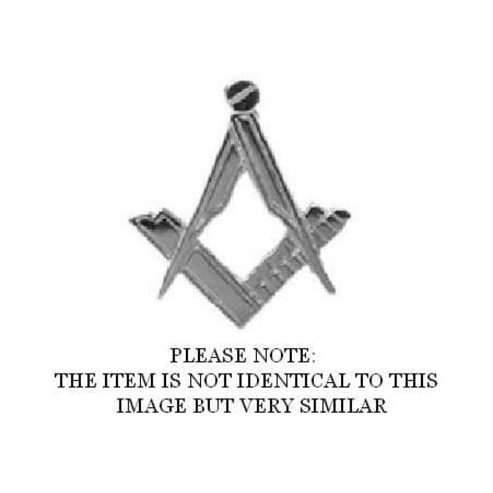 Rhodium Plated Masonic Symbol Tie Tac