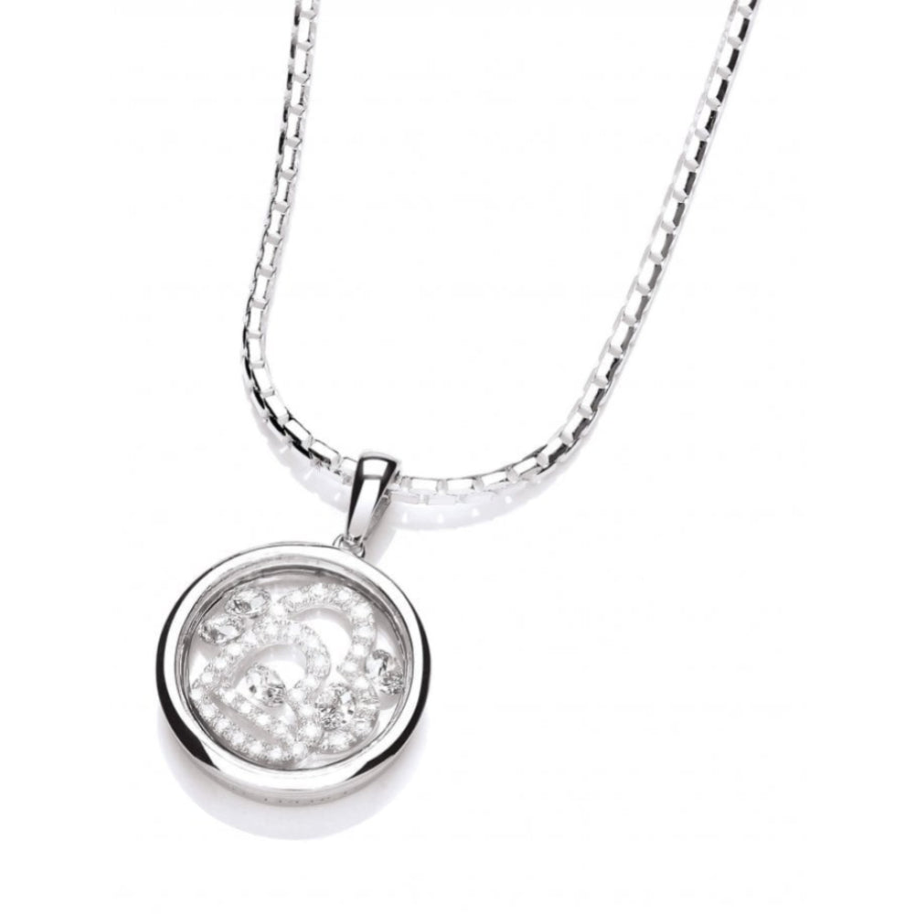 Celestial Together Forever Hearts Pendant