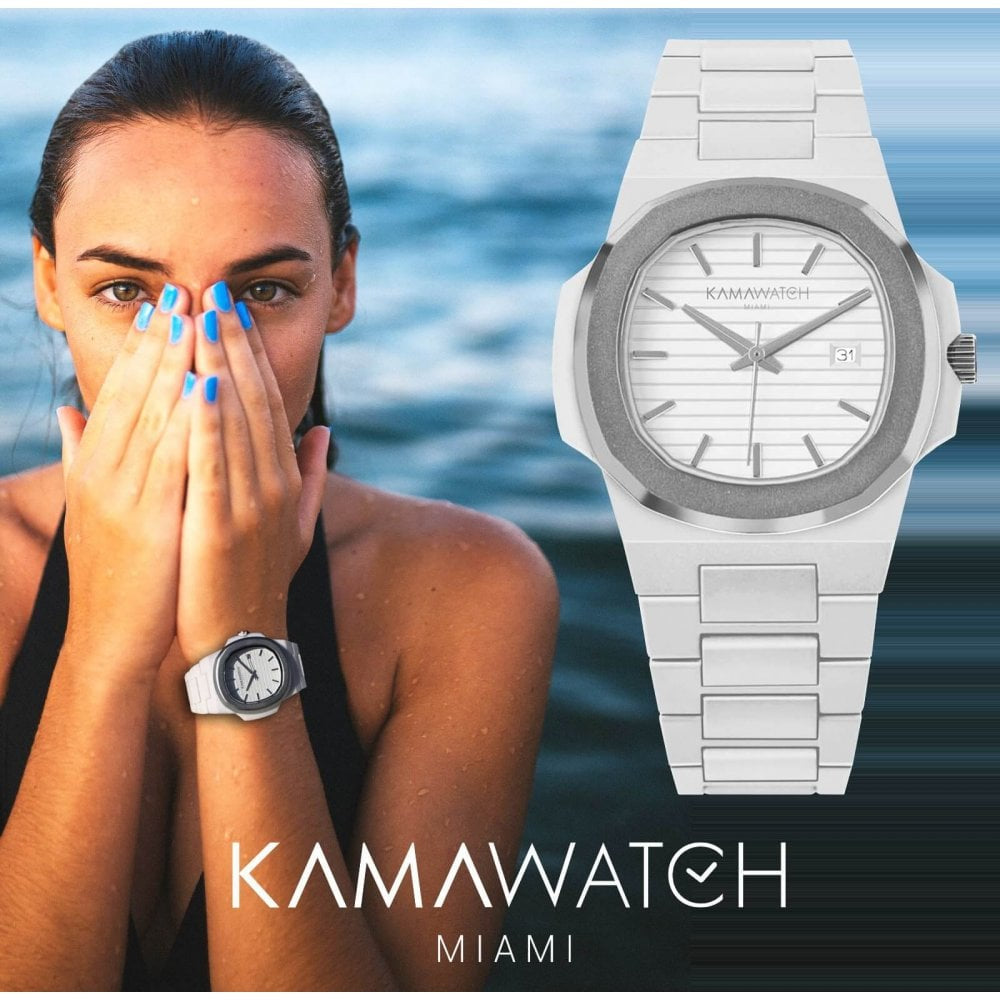Fix Navy Blue & Silver Tone Wristwatch