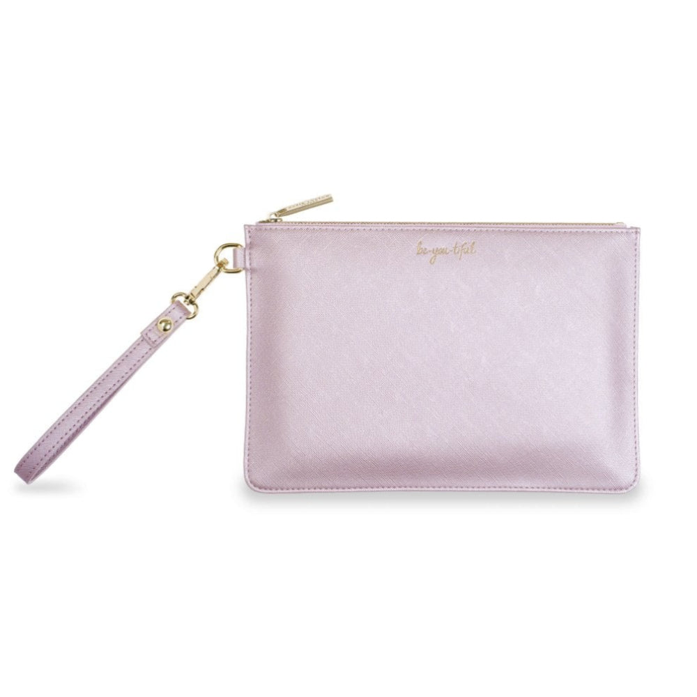 Secret Message Pouch - Be-You-Tiful - Metallic Lilac - 16x24cm