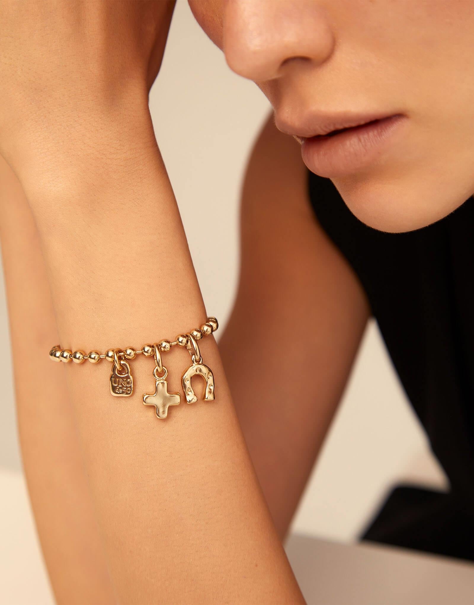 Emotions Gold Plated Clad Bracelet