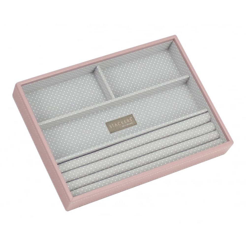 Soft Pink Classic 4 Section Stacker
