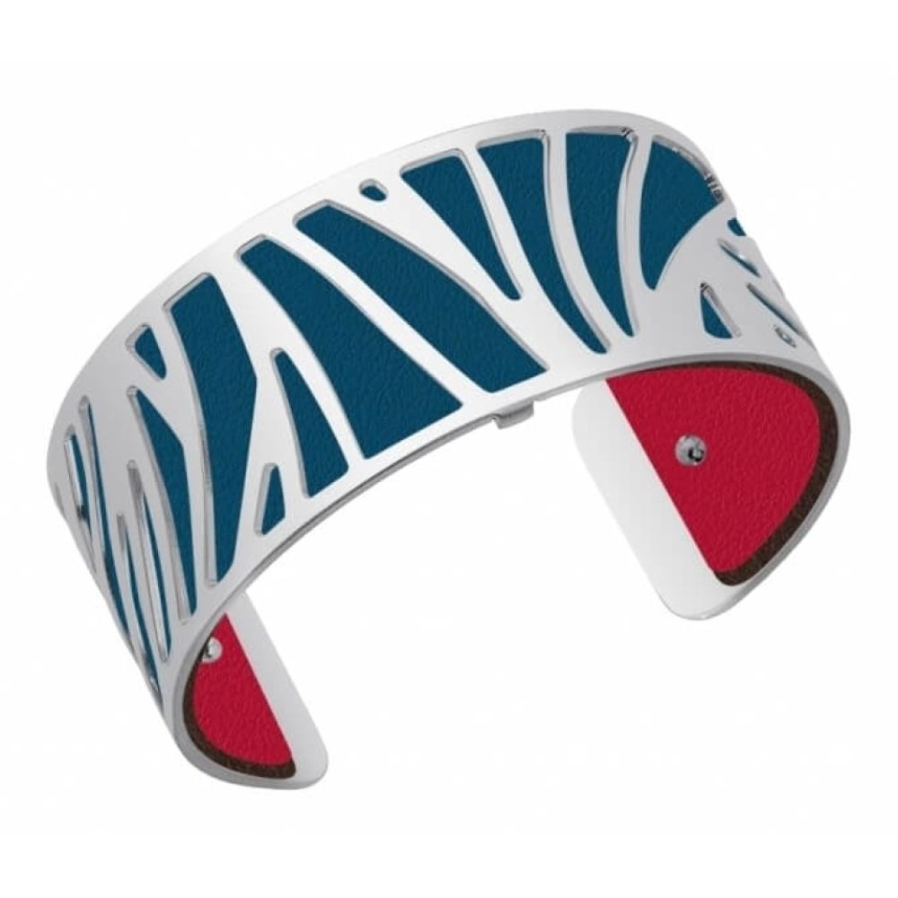 Silver Plated Parrot Feather Patteren 25MM Cuff