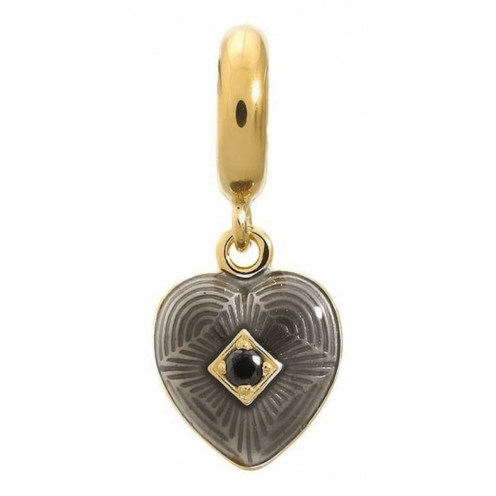 Black Heart Pendant Charm