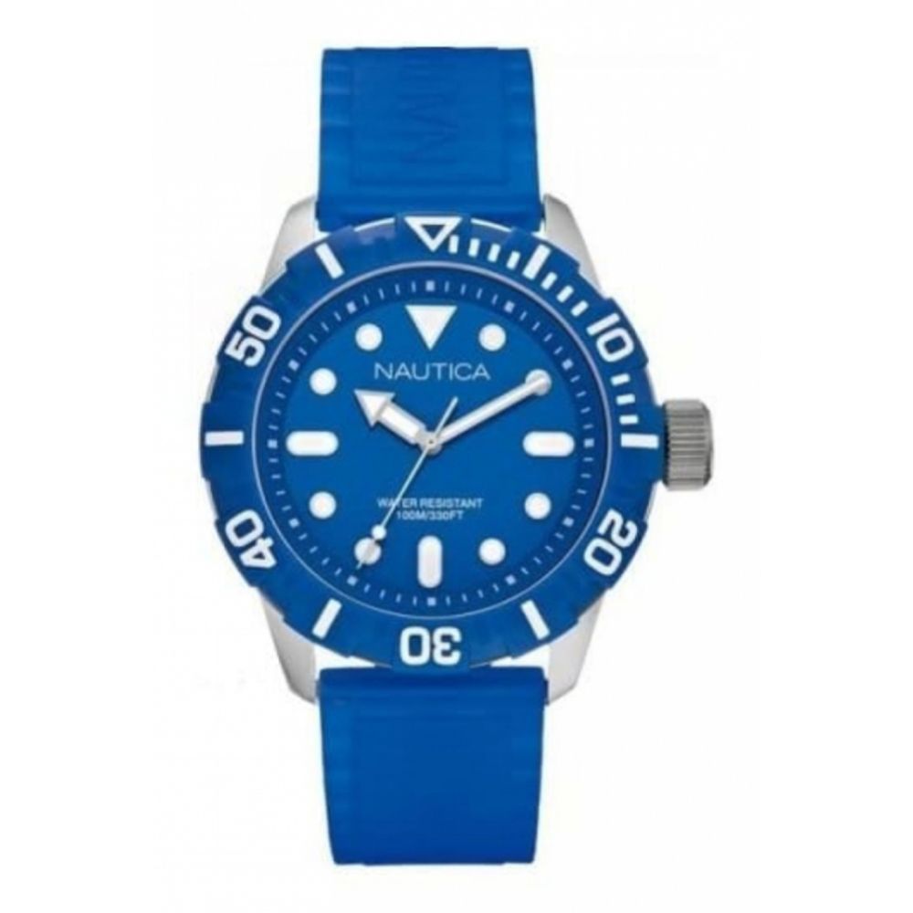 Unisex NSR 100 Blue Silicone Strap Watch