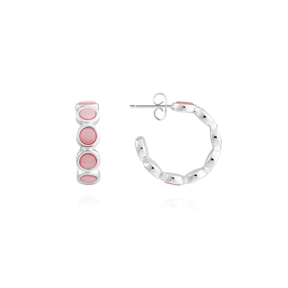 Treasure The Little Things Pretty In Pink Silver Earrings