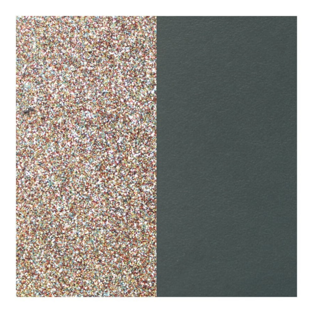 Multicoloured Glitter/Teal Leather Insert