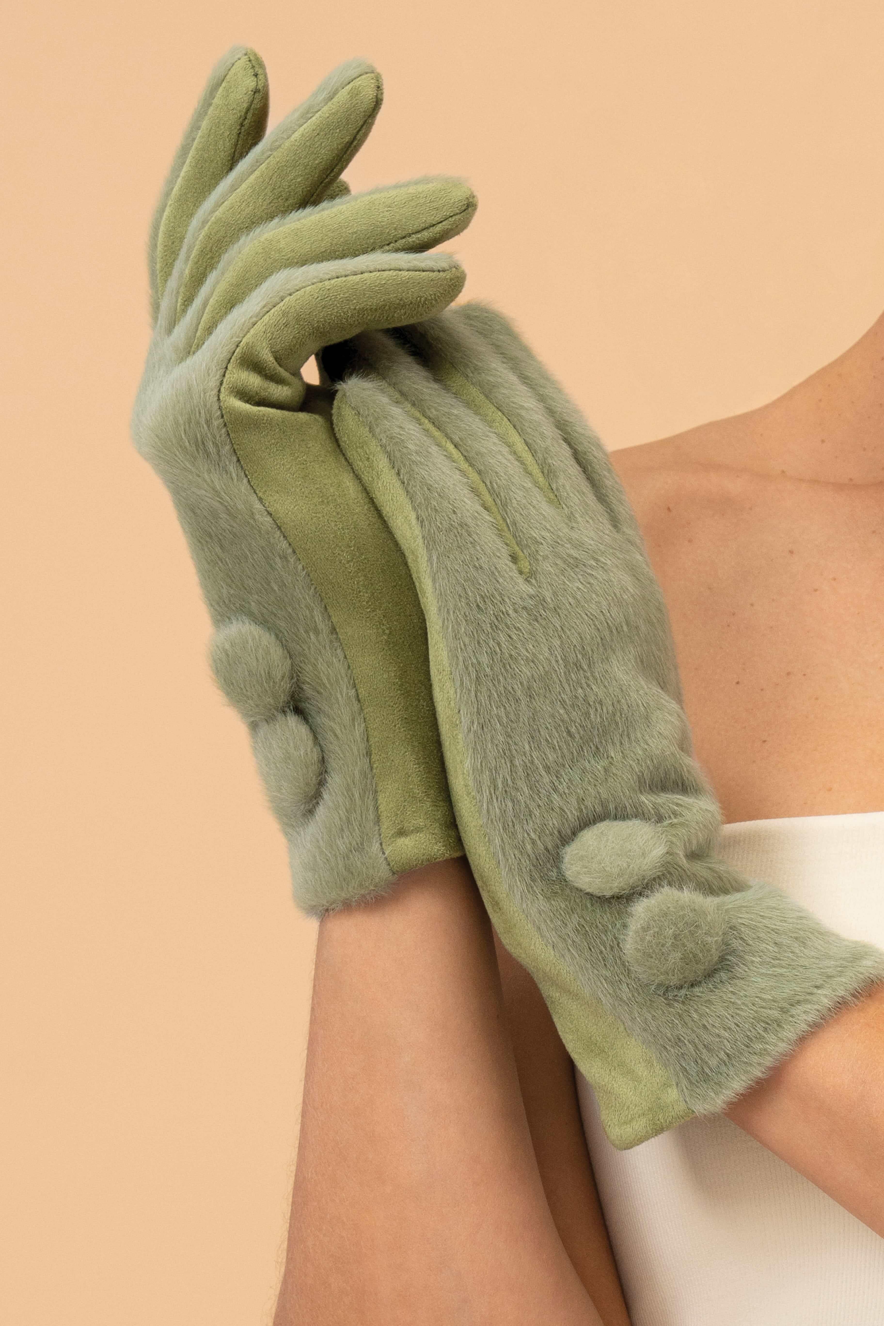 Grace Gloves - Sage