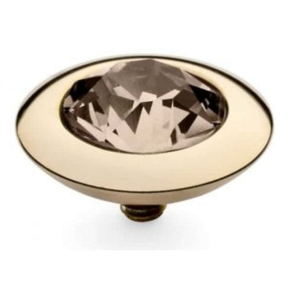 Famosa Gold 13mm Tondo Ring Top Silk